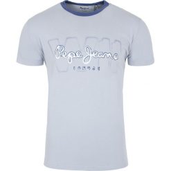 T-shirt Pepe Jeans. Niebieskie t-shirty męskie Pepe Jeans, na lato, m, bez wzorów, z jeansu, bez kołnierzyka. Za 139,00 zł.