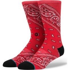 Skarpety Stance Foundation Barrio 2 (M545D17BAR-RED). Czerwone skarpetki męskie marki Stance. Za 39,99 zł.