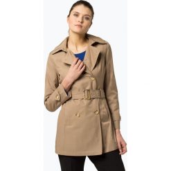 LAUREN RALPH LAUREN - Płaszcz damski, beżowy. Brązowe płaszcze damskie Lauren Ralph Lauren, m, w paski, klasyczne. Za 549,95 zł.