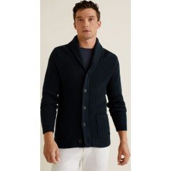Mango Man - Sweter Binger. Czarne kardigany damskie marki Mango Man, s, z bawełny. Za 199,90 zł.