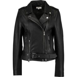 Kurtki damskie: Moss Copenhagen PIPER Kurtka skórzana black