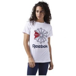 KOSZULKA REEBOK F GR TEE CD8241. Koszulki damskie Reebok, bez wzorów, bez kołnierzyka, bez rękawów. Za 89,00 zł.
