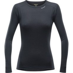 Devold koszulka damska Hiking Woman Shirt Black M. Czarne koszulki damskie termoaktywne Devold, m, bez wzorów, z wełny, bez kołnierzyka, z długim rękawem, długie, bez kaptura, outdoorowe. Za 305,00 zł.