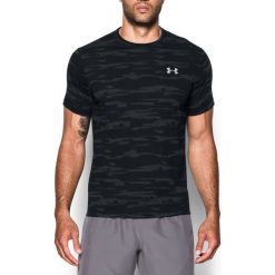 Under Armour Koszulka męska Threadborne Run Mesh SS czarna r. S (1298851-001). Czarne koszulki sportowe męskie Under Armour, m, z meshu. Za 118,37 zł.