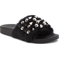 Klapki STEVE MADDEN - Yeah Slide 91001035-07069-01001 Black. Czarne klapki damskie Steve Madden, bez wzorów, z tworzywa sztucznego, bez obcasa. W wyprzedaży za 169,00 zł.