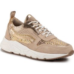 Sneakersy EVA MINGE - EM-18-07-000630 627. Brązowe półbuty damskie Eva Minge, ze skóry. Za 439,00 zł.
