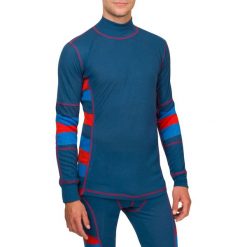 Koszulki sportowe męskie: Woox Funkcyjna Koszulka Termoaktywna Bodyheat Men´s Long Sleeve Dark niebieska r. L