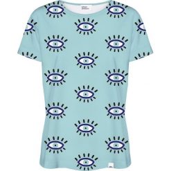 Colour Pleasure Koszulka damska CP-030 112 niebieska r. XL/XXL. Niebieskie bluzki damskie marki Colour pleasure, xl. Za 70,35 zł.