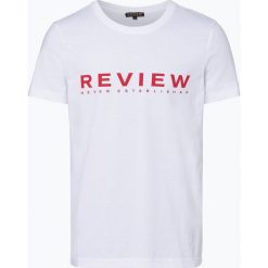 Review - T-shirt męski, czarny. Czarne t-shirty męskie z nadrukiem Review, l. Za 59,95 zł.