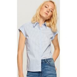 Koszula z krótkimi rękawami - Niebieski. Niebieskie koszule body damskie marki Reserved. W wyprzedaży za 29,99 zł.