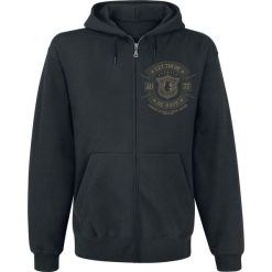 AC/DC Let there be Rock Bluza z kapturem rozpinana czarny. Czarne bluzy męskie rozpinane marki AC/DC, m, z nadrukiem, z kapturem. Za 164,90 zł.