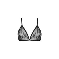 Stanik Koronkowy Adelind. Czarne bez kategorii marki Koniakowsky lingerie, w koronkowe wzory, z koronki. Za 120,00 zł.
