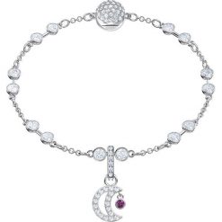 Swarovski - Charms Remix. Szare bransoletki damskie Swarovski, z kryształem. Za 119,90 zł.