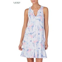 Koszula nocna Lauren Ralph Lauren 21710. Koszule nocne damskie LAUREN by Ralph Lauren, s, bez wzorów, bez kołnierzyka, bez rękawów. Za 275,00 zł.