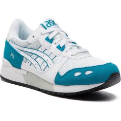 Sneakersy ASICS - Gel-Lyte 1191A092 White/Teal Blue 102. Białe półbuty damskie Asics, ze skóry ekologicznej. W wyprzedaży za 249,00 zł.