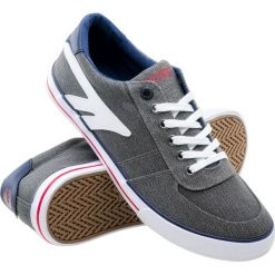 HI-TEC tenisówki męskie Bissac Grey/Navy/Red 41. Szare buty sportowe męskie Hi-tec, bez wzorów, sportowe, bez zapięcia. Za 199,00 zł.