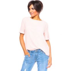 T-shirty damskie: Koszulka „Jeni” w kolorze jasnoróżowym