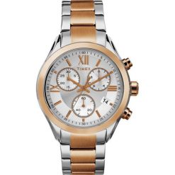 Zegarek Timex Damski TW2P93800 Chronograf srebrno-złoty. Szare zegarki damskie Timex, złote. Za 424,99 zł.