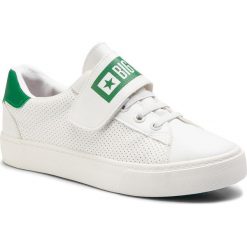 Sneakersy BIG STAR - DD274390 White. Białe półbuty damskie BIG STAR, na co dzień, bez wzorów, ze skóry ekologicznej, retro, bez obcasa, na płaskiej podeszwie, bez zapięcia. Za 99,00 zł.