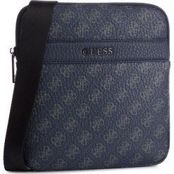 Saszetka GUESS - City Logo HM6657 POL92 BLU. Niebieskie torby męskie skórzane marki Guess, z aplikacjami, ze skóry ekologicznej, młodzieżowe. Za 349,00 zł.