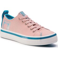 Tenisówki BIG STAR - GG274088 Lt. Pink. Różowe półbuty damskie BIG STAR, bez wzorów, z gumy, bez zapięcia. Za 139,00 zł.