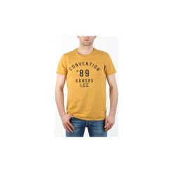 T-shirty z krótkim rękawem Lee T-Shirt Męski Convention Tee "Safron". Niebieskie t-shirty męskie marki Adidas, m. Za 79,00 zł.