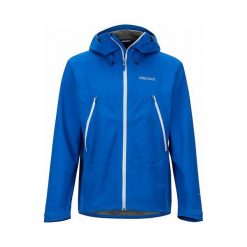 Marmot Kurtka Męska Knife Edge Jacket Dark Cerulean L. Niebieskie kurtki sportowe męskie marki Marmot, m, z gore-texu, outdoorowe, gore-tex. Za 795,00 zł.