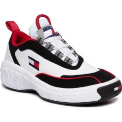 Sneakersy TOMMY JEANS - Heritage Low Cut Icon Sneaker EM0EM00391 Rwb 0K6. Białe sneakersy męskie Tommy Jeans, na co dzień, bez wzorów, z jeansu, eleganckie, bez zapięcia. Za 539,00 zł.