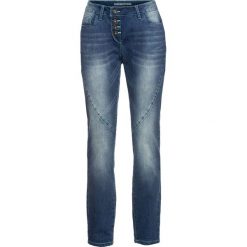 Dżinsy "new boyfriend" bonprix dirty denim. Czarne jeansy damskie bonprix. Za 149,99 zł.