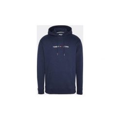 Bluzy Tommy Jeans DM0DM07030 STRAIGHT LOGO. Czarne bluzy męskie Tommy Jeans, s, bez wzorów, z jeansu, bez kołnierzyka, bez rękawów, bez kaptura. Za 345,38 zł.