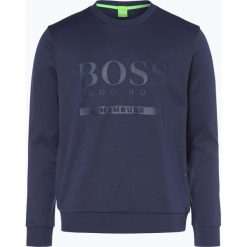 Bejsbolówki męskie: BOSS Athleisure - Męska bluza nierozpinana, niebieski