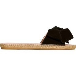Espadryle MANEBI SANDALS WITH BOW. Czarne espadryle damskie Manebi, bez wzorów, bez obcasa. Za 470,00 zł.