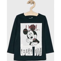 Name it - Longsleeve dziecięcy 80-110 cm. Brązowe t-shirty chłopięce marki Name it, z nadrukiem, z bawełny, z długim rękawem. W wyprzedaży za 59,90 zł.