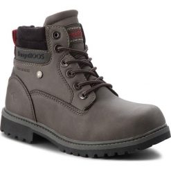 Trapery KANGAROOS - Riveter Jr 12050 000 290 Shark. Szare śniegowce chłopięce KangaROOS, bez zapięcia. W wyprzedaży za 159,00 zł.