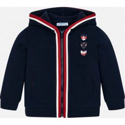 Mayoral - Bluza dziecięca 92-134 cm. Czerwone bluzy chłopięce Mayoral, z aplikacjami, z elastanu, bez rękawów, z kapturem. Za 148,90 zł.