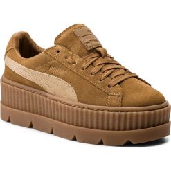 Sneakersy PUMA - Cleated CreeperSuede 366268 02 Golden Brown/Lark. Brązowe sneakersy damskie Puma, z materiału. W wyprzedaży za 409,00 zł.