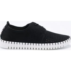 Carinii - Buty. Czarne buty sportowe damskie Carinii, ze skóry. W wyprzedaży za 89,90 zł.