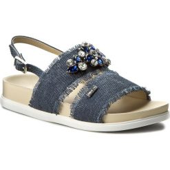 Sandały damskie: Sandały LIU JO – Sandalo Footbed Kun S17071 T6082 Blu Notte 94025