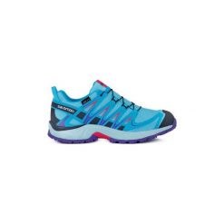 Buty Dziecko Salomon XA PRO 3D CSWP J. Niebieskie buty chłopięce trekkingowe marki Salomon. Za 295,85 zł.