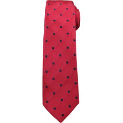 Krawat Męski, Czerwony w Grochy - Angelo di Monti KRADM1403. Czerwone krawaty męskie Angelo di Monti, w grochy. Za 25,00 zł.
