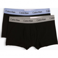 Calvin Klein - Obcisłe bokserki męskie pakowane po 2 szt., czarny. Czarne bokserki męskie Calvin Klein, z dżerseju. Za 119,95 zł.