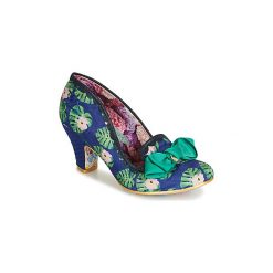 Czółenka Irregular Choice KANJANKA. Niebieskie czółenka damskie Irregular Choice, bez wzorów, bez obcasa. Za 459,00 zł.