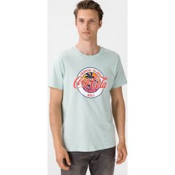 Jack & Jones Lance Koszulka Niebieski Zielony. Niebieskie podkoszulki męskie Jack & Jones, xl, z nadrukiem, z bawełny, z krótkim rękawem. Za 88,95 zł.