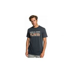 T-shirty z krótkim rękawem Quiksilver The Jungle T-Shirt. Niebieskie t-shirty męskie Quiksilver, s, bez wzorów, bez kołnierzyka, krótkie. Za 110,66 zł.
