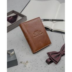 Rewelacyjny skórzany portfel męski skóra naturalna. Portfele męskie ALWAYS WILD, bez wzorów, ze skóry. Za 49,90 zł.