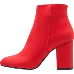 Botki damskie: ONLY SHOES ONLBETTE Botki na obcasie red