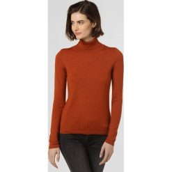 Brookshire - Sweter damski, pomarańczowy. Pomarańczowe swetry damskie brookshire, xl, bez wzorów, z wełny, eleganckie, bez rękawów, bez kaptura. Za 179,95 zł.