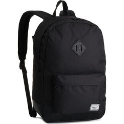 Plecak HERSCHEL - Heritage 10007-00535 Black/Black. Czarne torby męskie skórzane Herschel, bez wzorów, ze skóry ekologicznej. Za 299,00 zł.