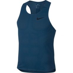 Koszulka do biegania męska NIKE AEROSWIFT TANK / AQ5247-474. Koszulki męskie Nike, m, bez wzorów, bez kołnierzyka, bez rękawów, do biegania. Za 259,99 zł.
