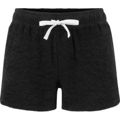 Szorty plażowe bonprix czarny. Czarne spodnie damskie bonprix. Za 54,99 zł.